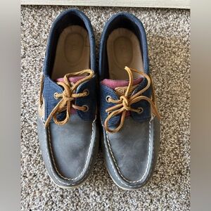 Sperry Koifish Corduroy Boat Shoe Navy Blue slip on women’s size 7.5 slip on
